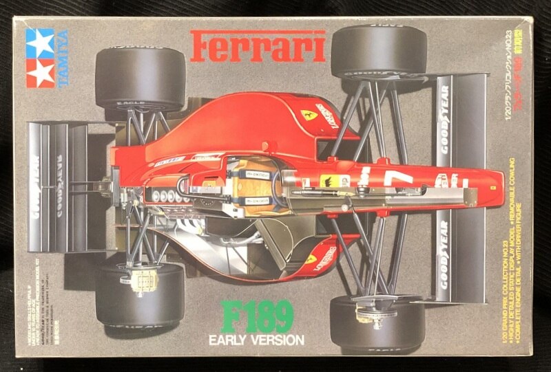 タミヤ 1/20グランプリコレクションNo.23 フェラーリF189前期型 20023