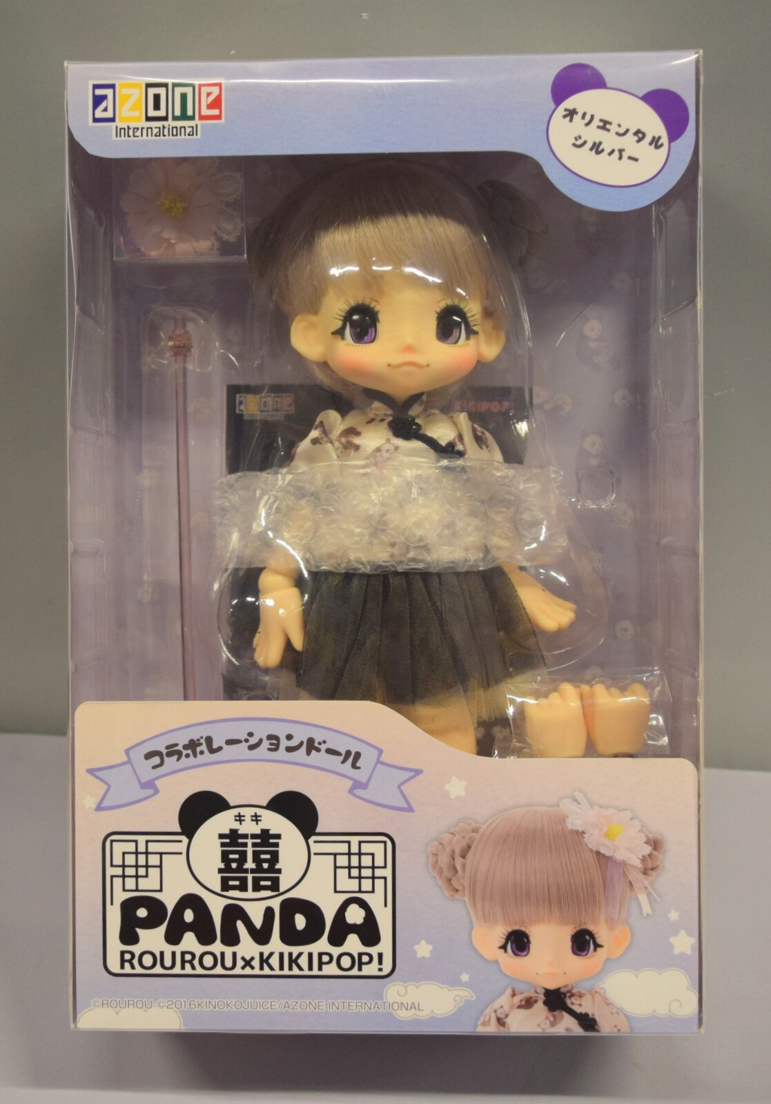 【レア】キキポップ ROUROU コラボドール パンダ PANDA AZONE INTERNATIONAL::キキポップ