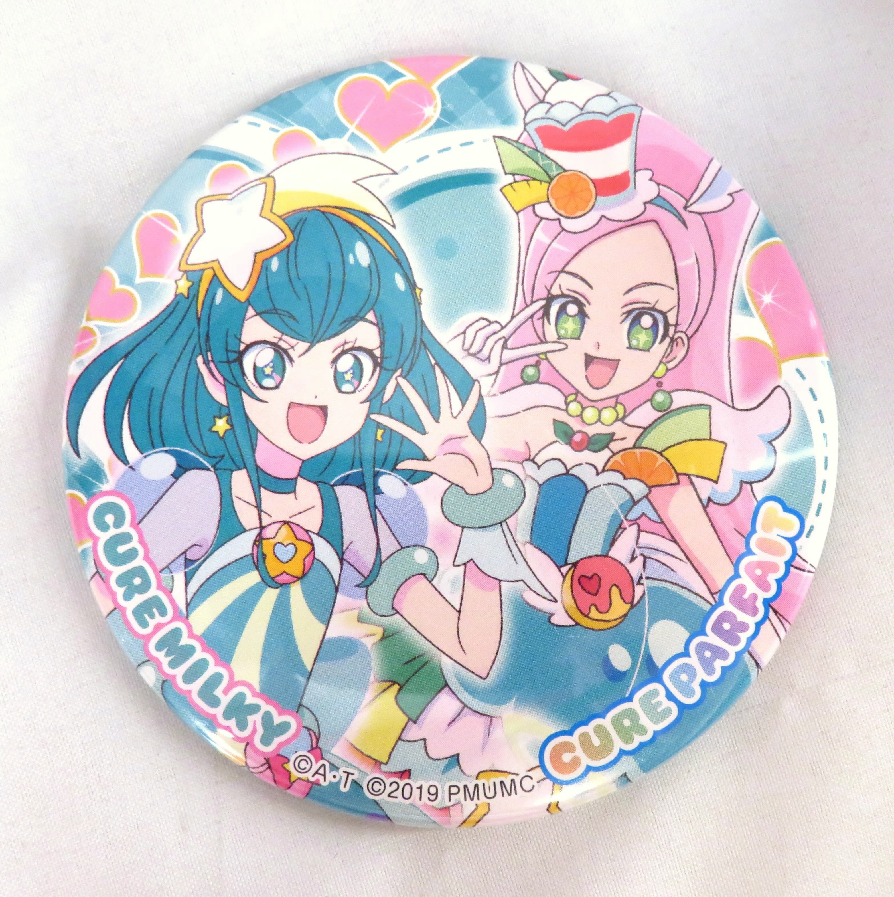 玄関先迄納品 プリキュア 缶バッジ ミルキー 年末年始 ショー ディナー ランチ バッジ