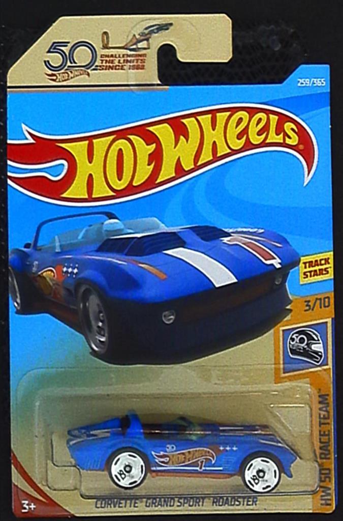 mattel hotwheels 50th corvette grand sport roadster fjx46
