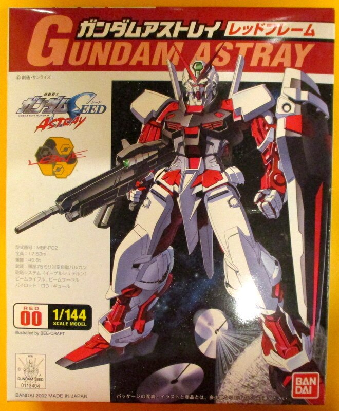 Bandai Mobile Suit Gundam Seed Astray 1 144 Scale Mbf P02 Gundam