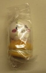 A mascot full of food