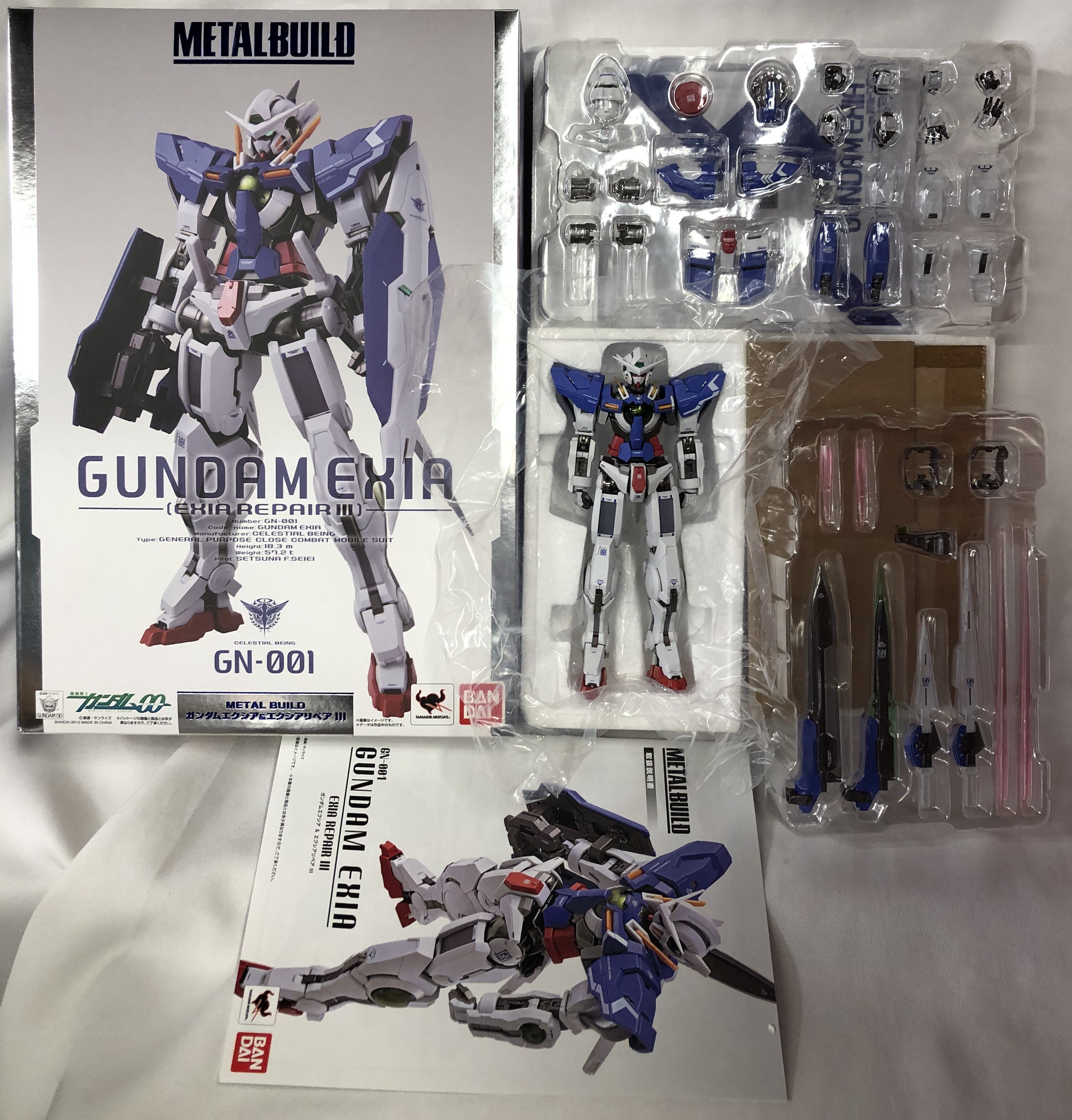 超美品 METAL BUILD ガンダムエクシア＆エクシアリペアIII【再販