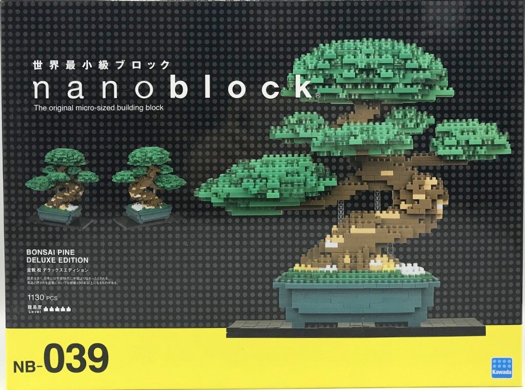 Kawada Nanoblock Bonsai Pine Deluxe Edition Nb-039 1130pcs Japan for sale online 