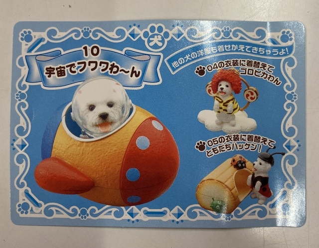 リーメント ぷちどうぶつシリーズ わたし犬ですか？ 10.宇宙でフワワわ