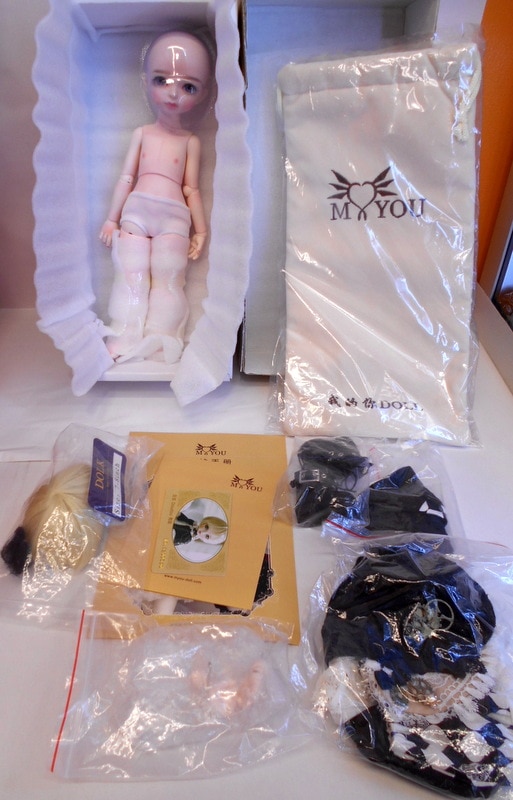 Myou Doll 1/6 doll DOUDOU Boy ver. Fullset / Pink Skin / Face and body  Makeup included