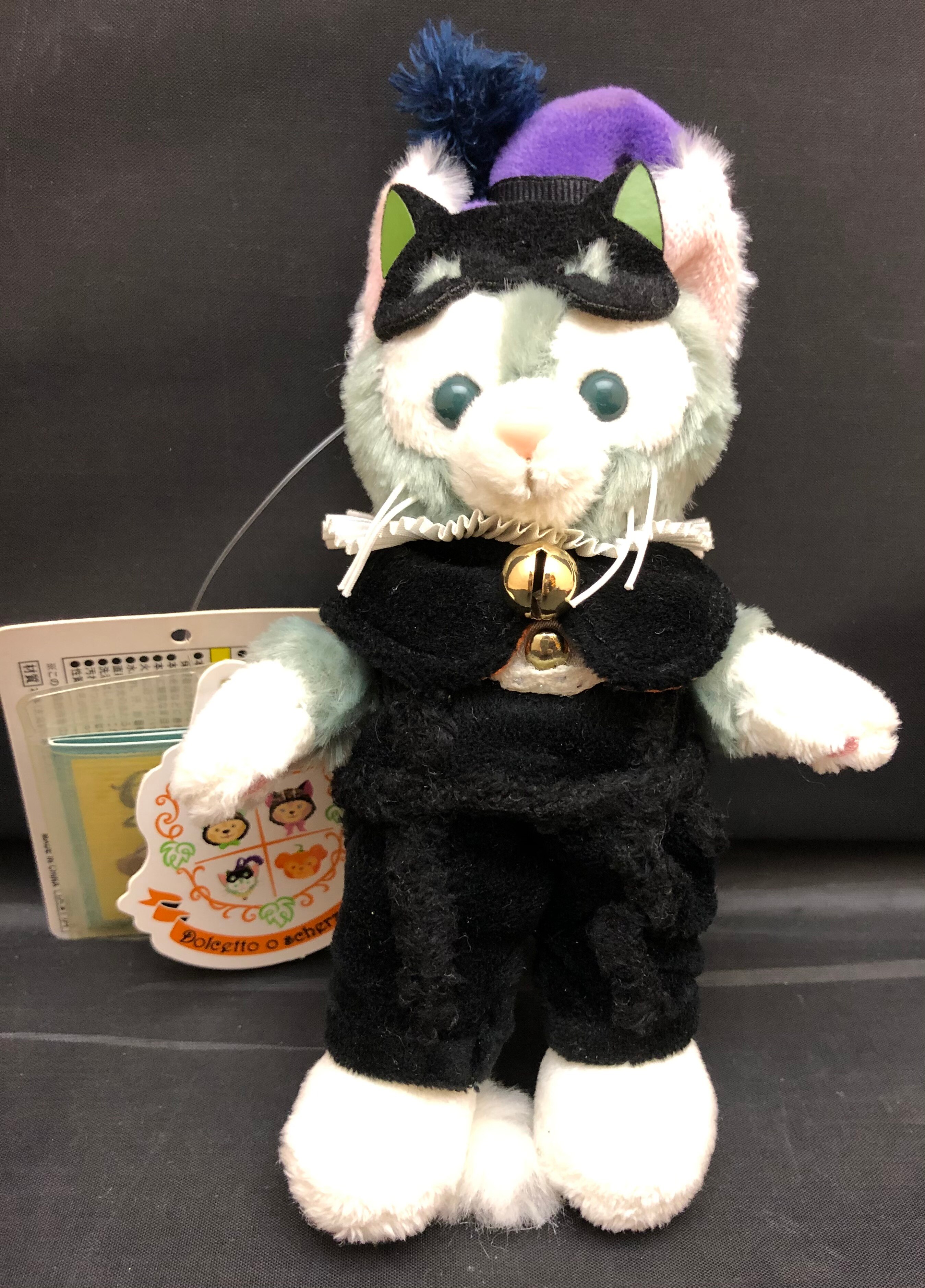 東京ディズニーシー ぬいぐるみバッジ ダッフィー 黒猫魔法使いコスチューム ハロウィーン14 Doletto O Scherzetto 14 まんだらけ Mandarake