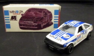 トミカ/アイアイアド特注 トヨタ カローラ レビン AE86 MINOLTA #7