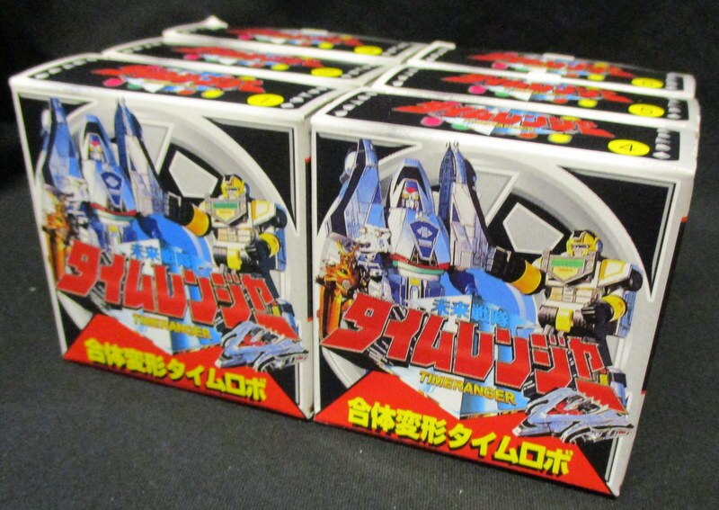 森永 未来戦隊タイムレンジャー 合体変形 タイムロボ 6種セット 食玩オマケおまけ 未来戦隊タイムレンジャー合体変形タイムロボ6種