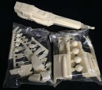 クラリス・コルノヴァ　ガレージキット ガレージキット 岡山のプラ板使い 1/1700 ドゴスギア級2番艦