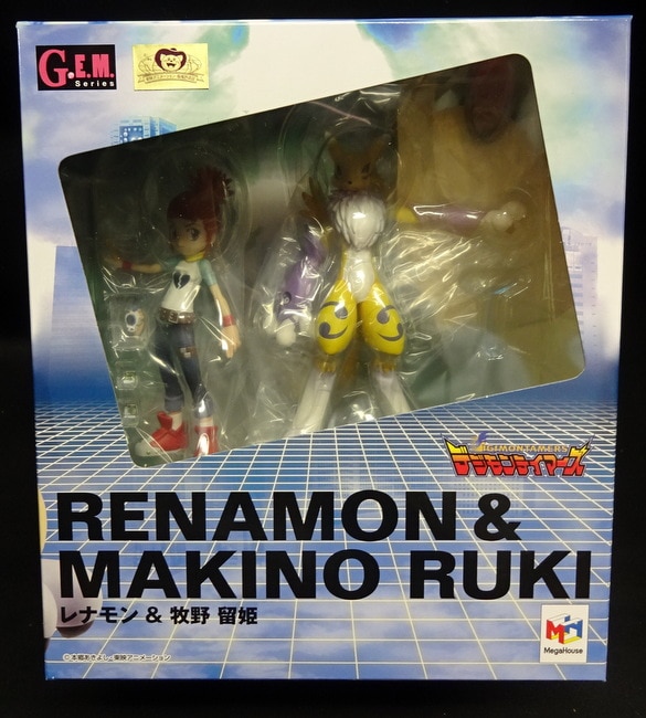 Megahouse Digimon Tamers GEM Series Renamon & Ruki PVC Figure Action