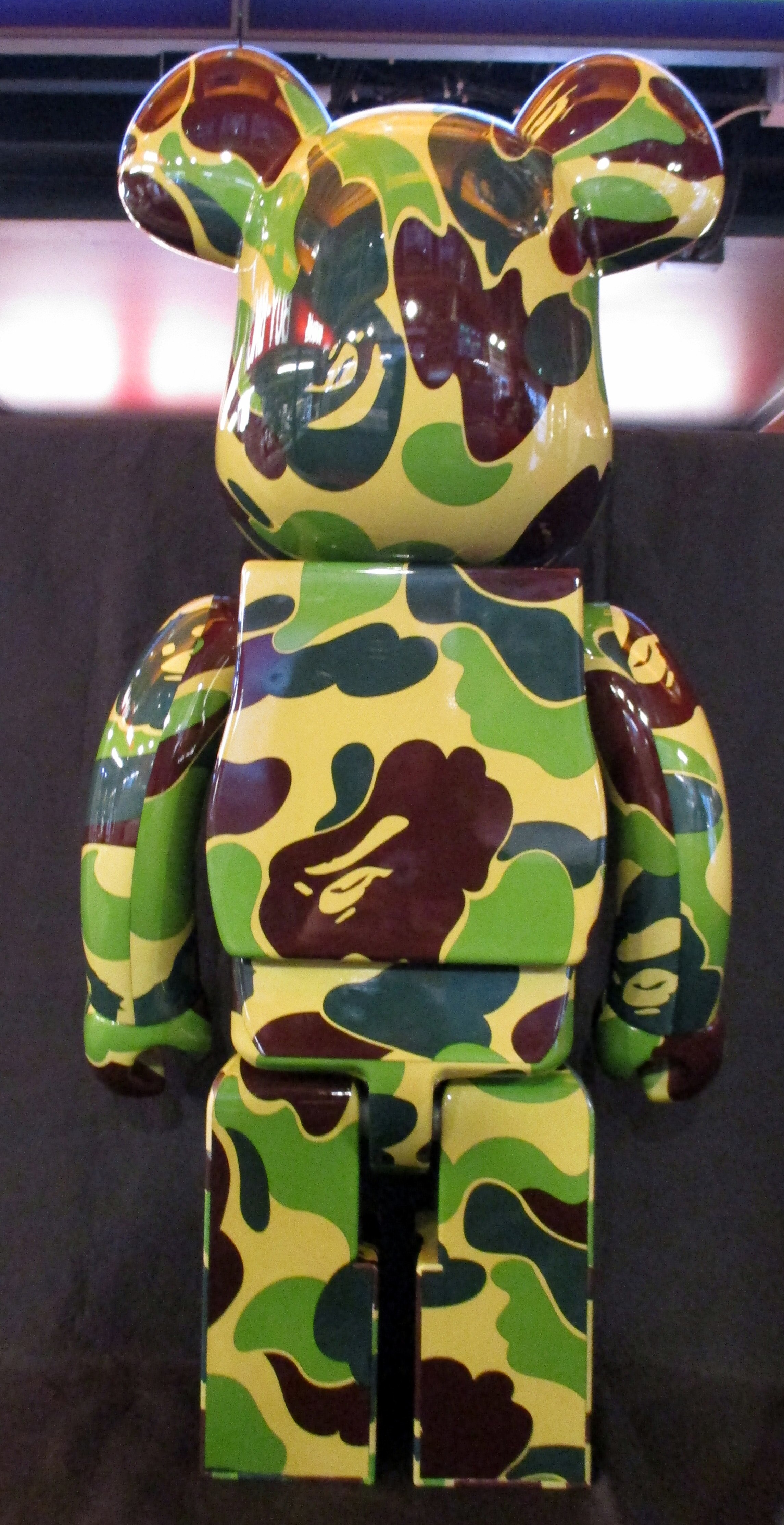 MEDICOMTOY BE@RBRICK BAPE ABC CAMO 1000% GREEN 1000% | MANDARAKE