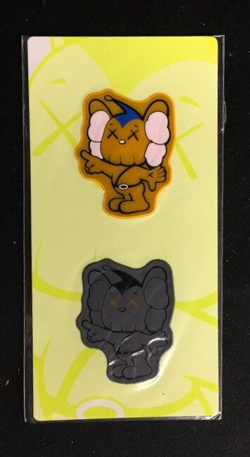 mandarake | originalfake kaws kawspp pipo-kun sticker sheet vert