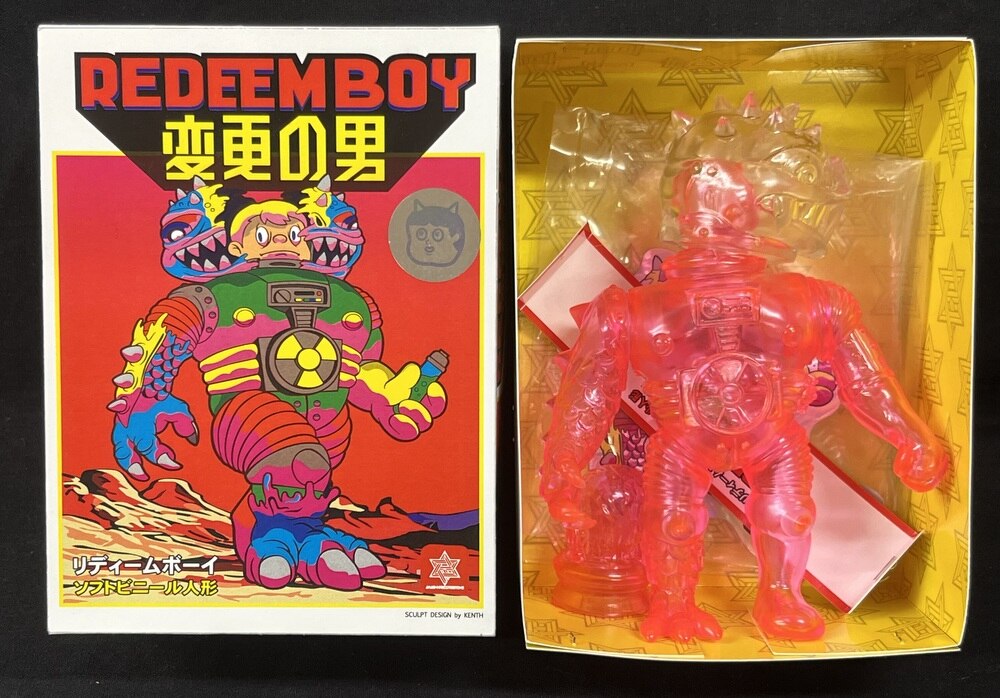 AKASHICKRECORDSTOYS ソフトビニール人形 REDEEMBOY 変更の男 (ピンク