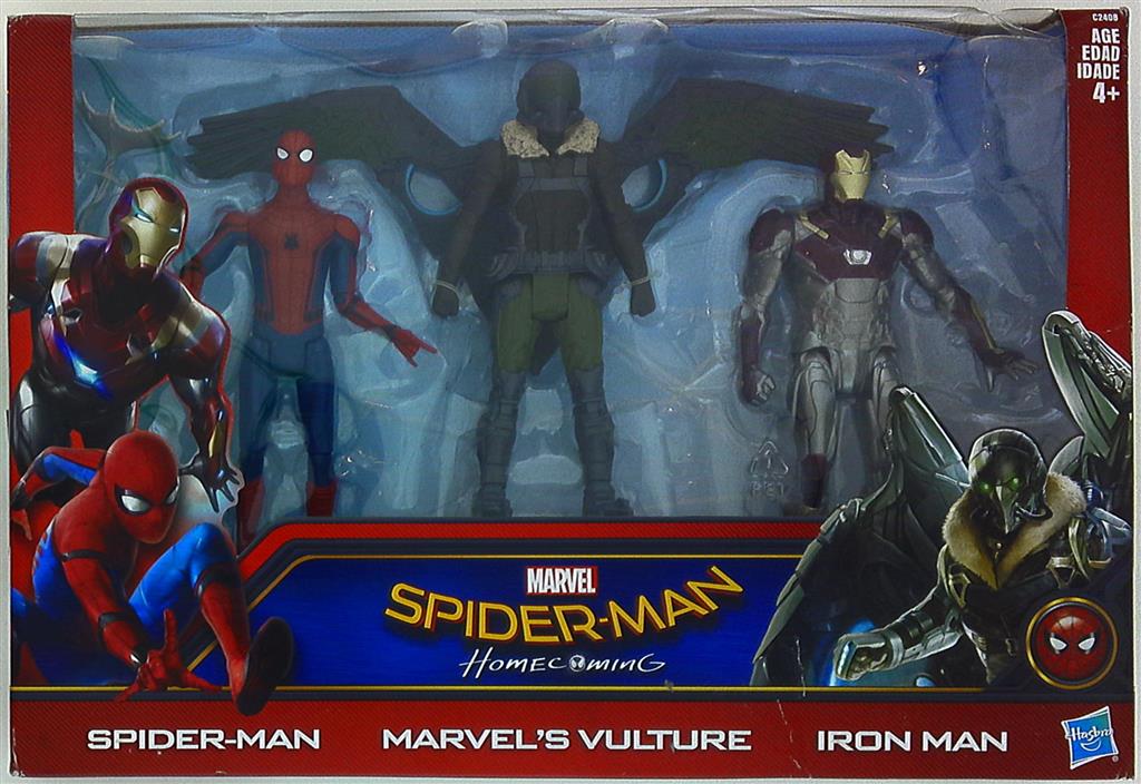 SPIDERMAN HOMECOMING 3PCS Hasbro SET (IRONMEN and SPIDERMAN And  MARVEL'SVULTURE) | Mandarake Online Shop