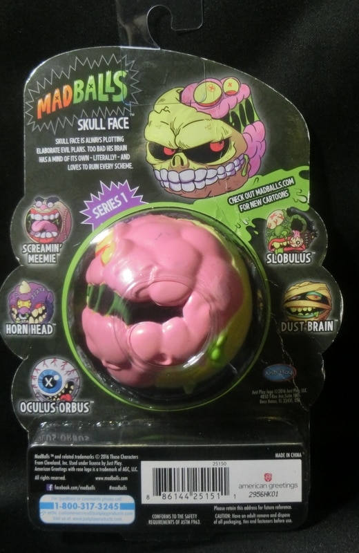 mandarake | just play madballs 1st edition skull face