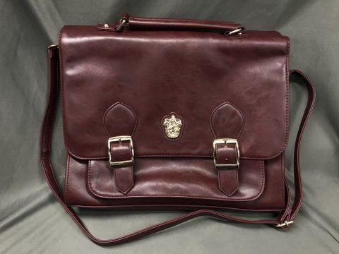 アディクト Flapper グリフィンドール エンブレムサッチェルバッグ WINE RED