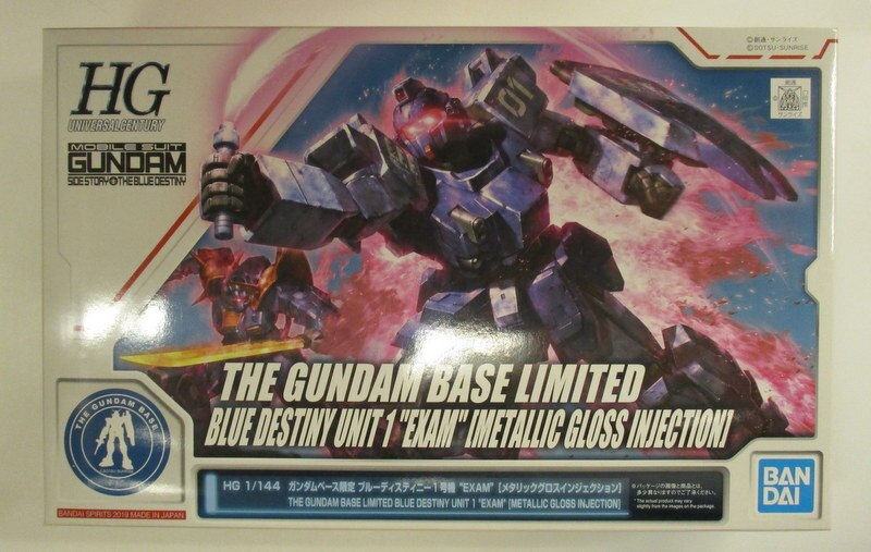 Bandai Spirits Hguc Gundam Base Limited Blue Destiny Unit 1 Exam Metallic Gloss Injection 1 144 Mandarake 在线商店