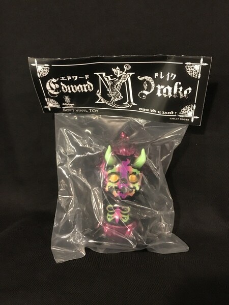 SOFT VINYL TOY JELLY ROGER Edward M Drake 黒成型/紫/緑/金目 | あり
