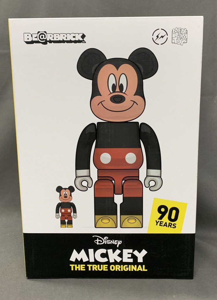 MEDICOMTOY BE @ RBRICK fragmentdesign MICKEY THE TRUE ORIGINAL 90