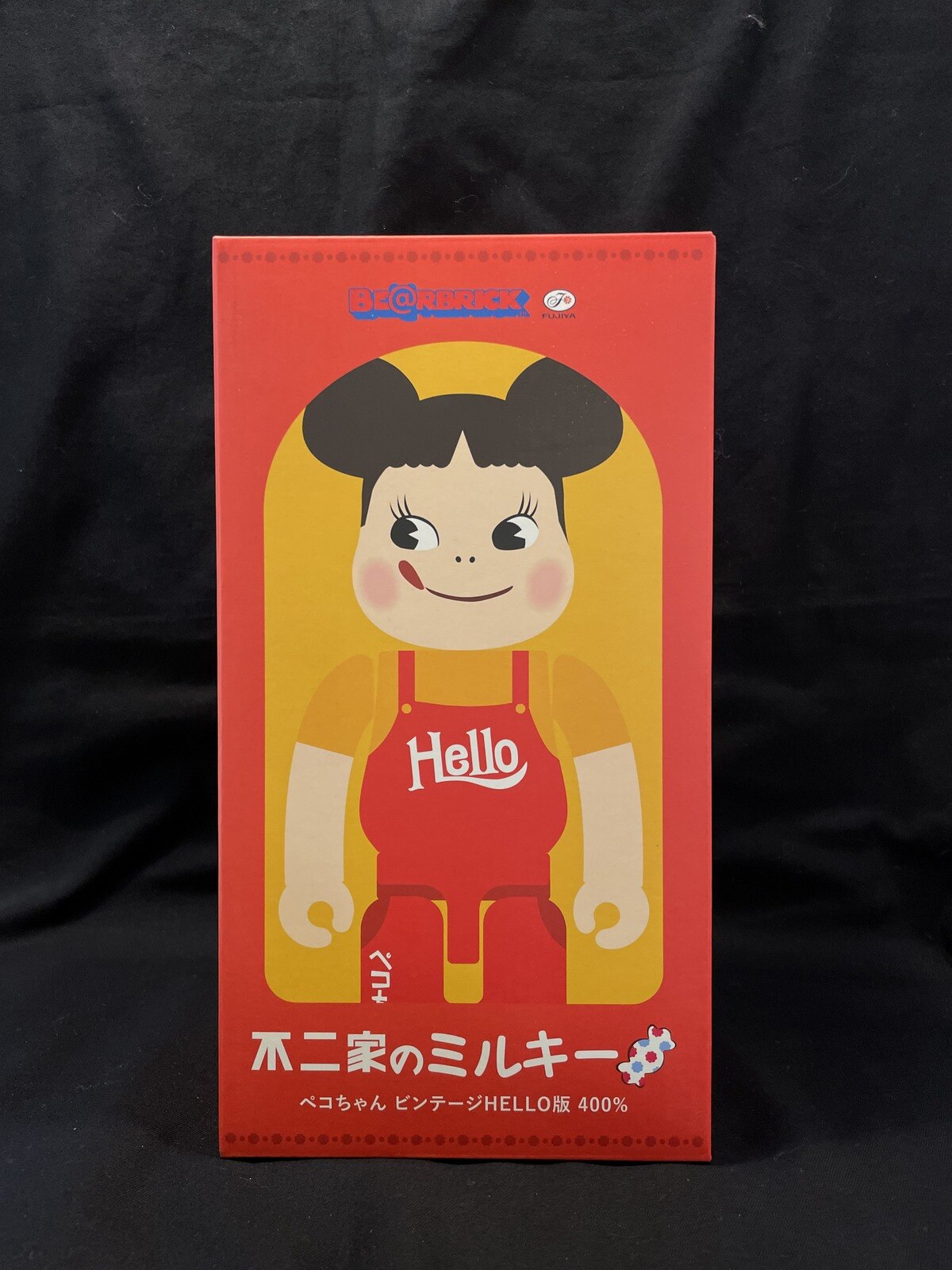 MEDICOMTOY BE@RBRICK 不二家のミルキー ペコちゃん ビンテージHELLO版