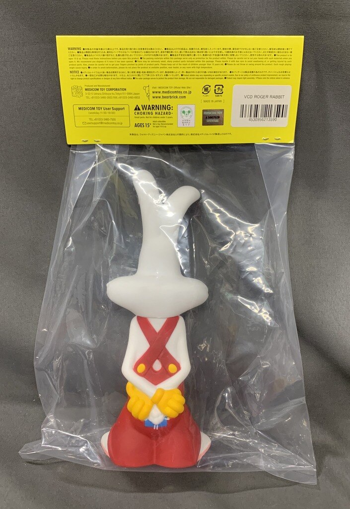 MediCom Toy VCD × FACETASM ROGER RABBIT | Mandarake Online Shop