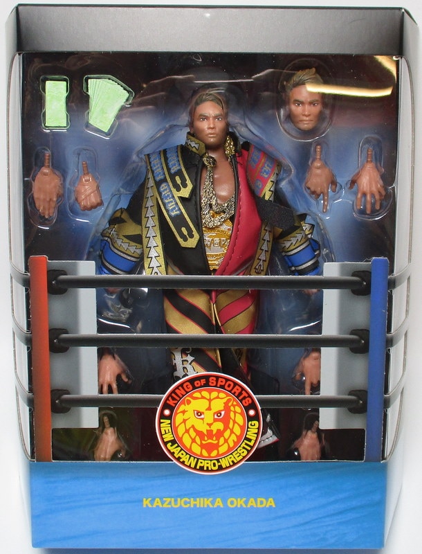 新日本プロレス アルティメイト 7インチ アクションフィギュアオカダ