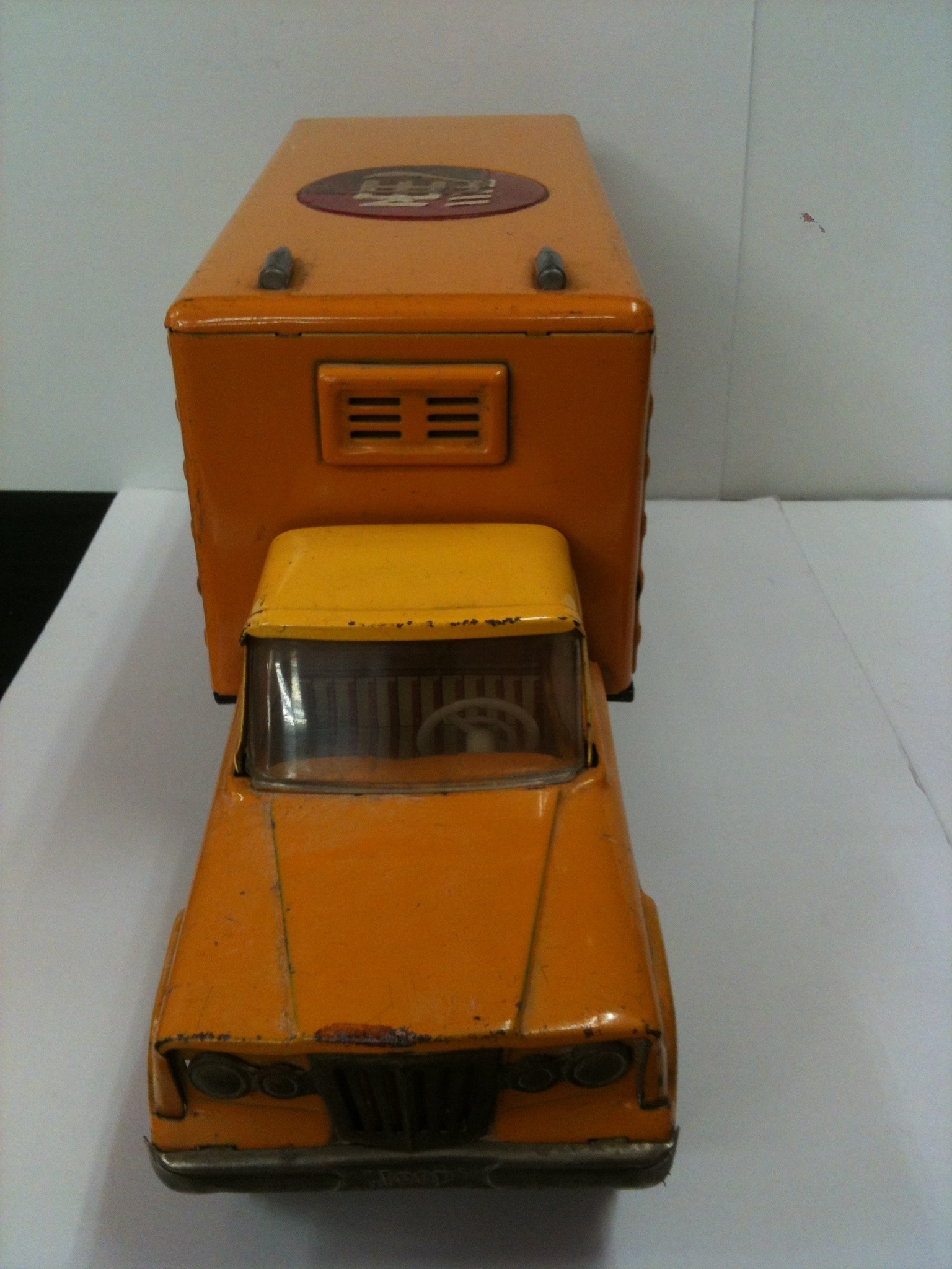 希少 ブリキ フリクション 【Jeep 日通トラック】 ※動作品