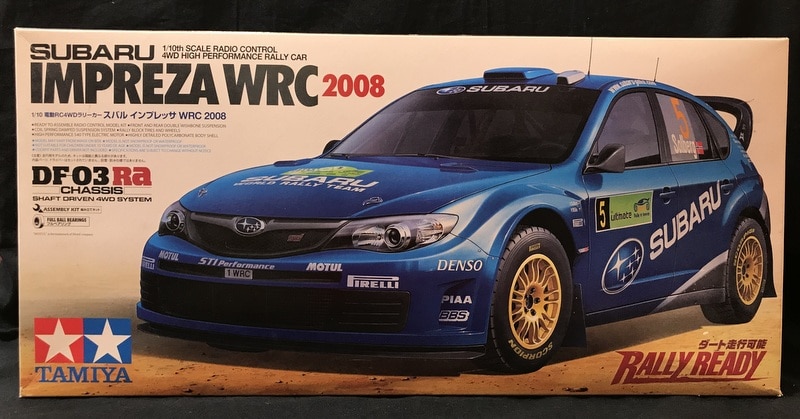 タミヤ 1/10 電動RC4WDラリーカー スバルインプレッサ WRC2008 58430