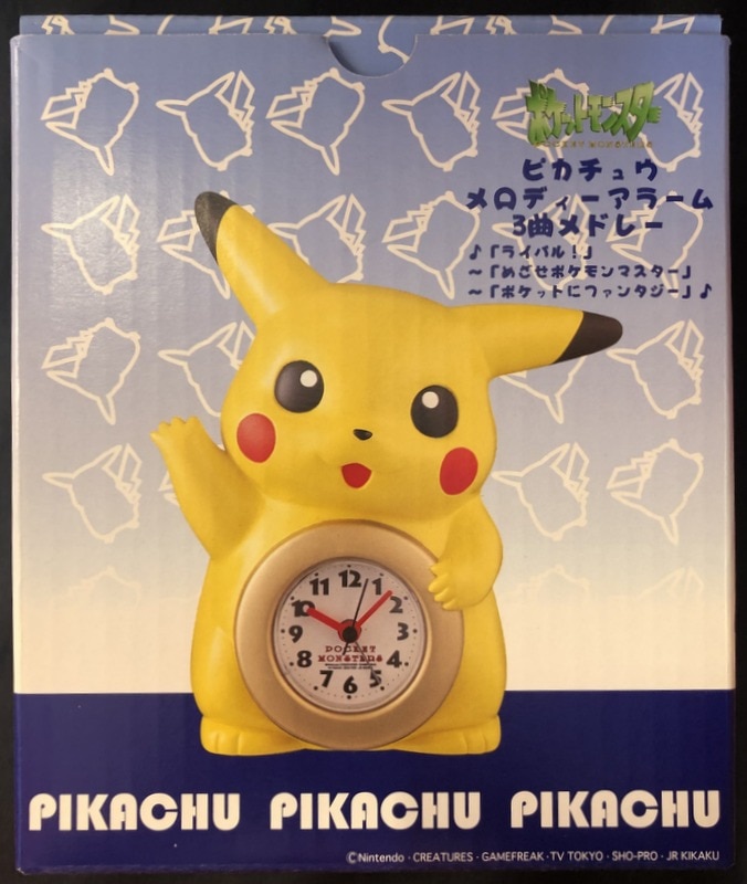 セイコークロック 目覚まし時計 ポケットモンスター ピカチュウ メロディーアラーム Pikachu Melody Alarm Merchpunk