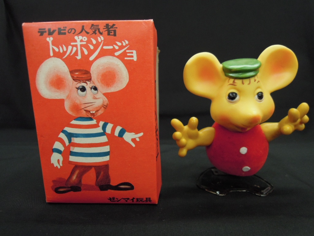 【在庫僅少】 ○昭和レトログッズ テレビの人気者 トッポジージョ ゼンマイ コレクション