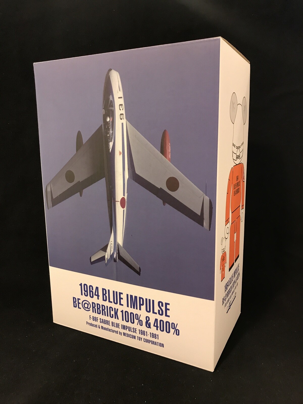 MEDICOMTOY BE @ RBRICK 400% 1964 BLUE IMPULSE 100400% | ありある ...