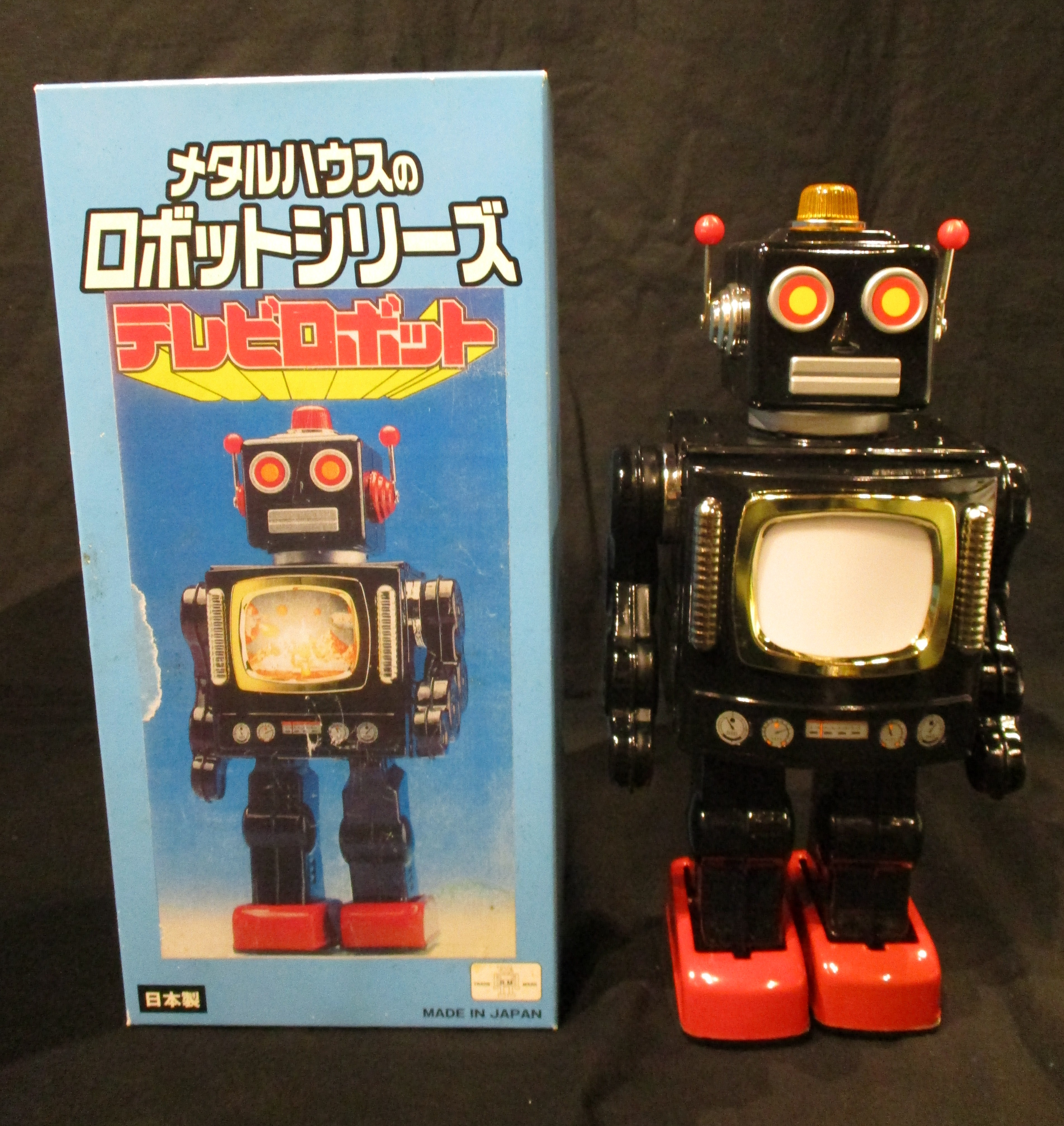 ブリキテレビロボット　メタルハウス日本製