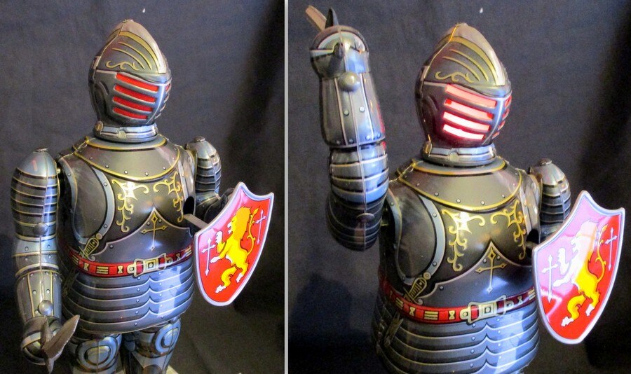 箱付 増田屋 電動ブリキ 騎士 日本製 Knight in Armor 日本製 www 