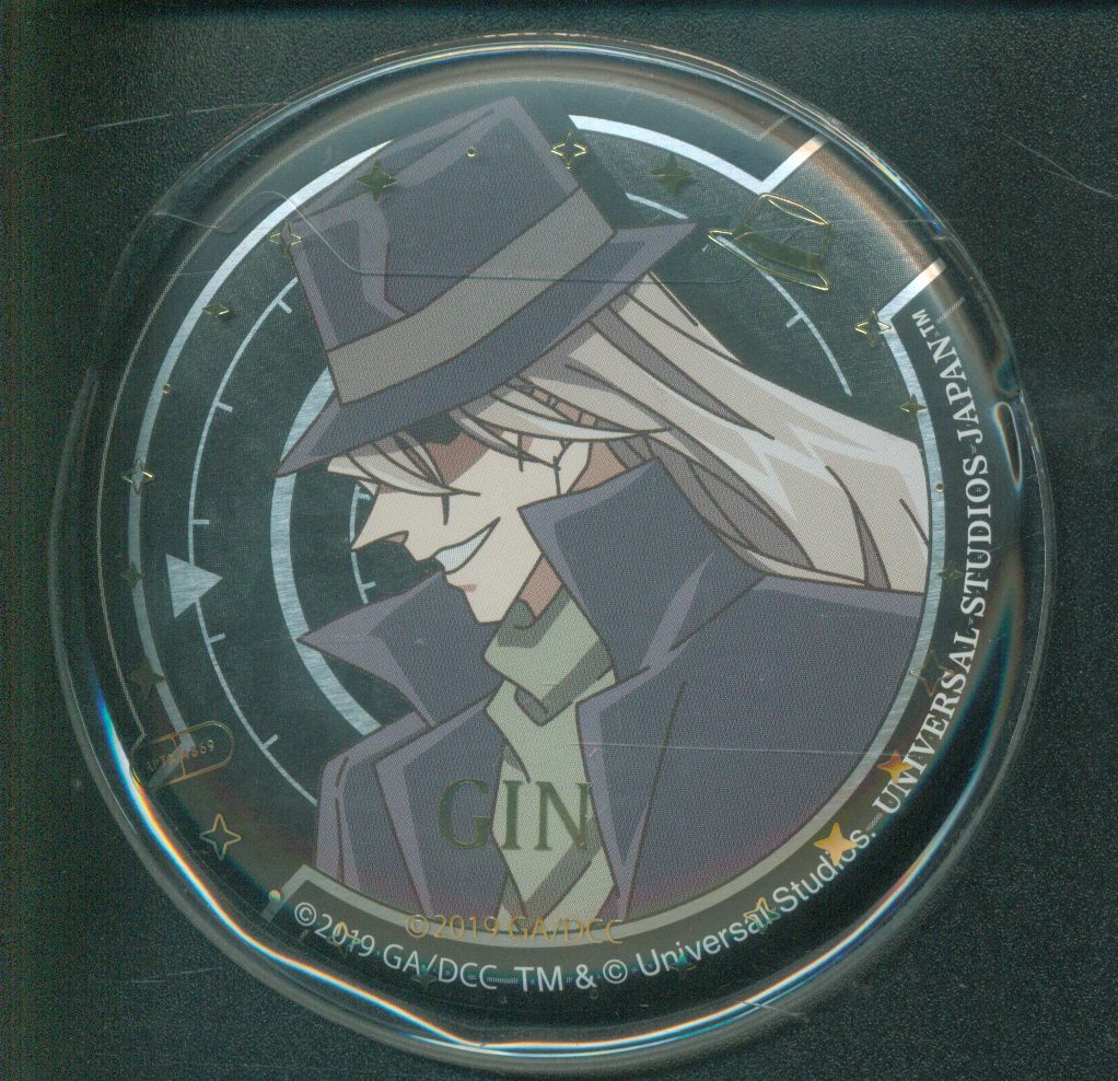 Usj Limited 19 Detective Conan Case Closed Can Badge Collection Badge Cover With Gin Mandarake 在线商店