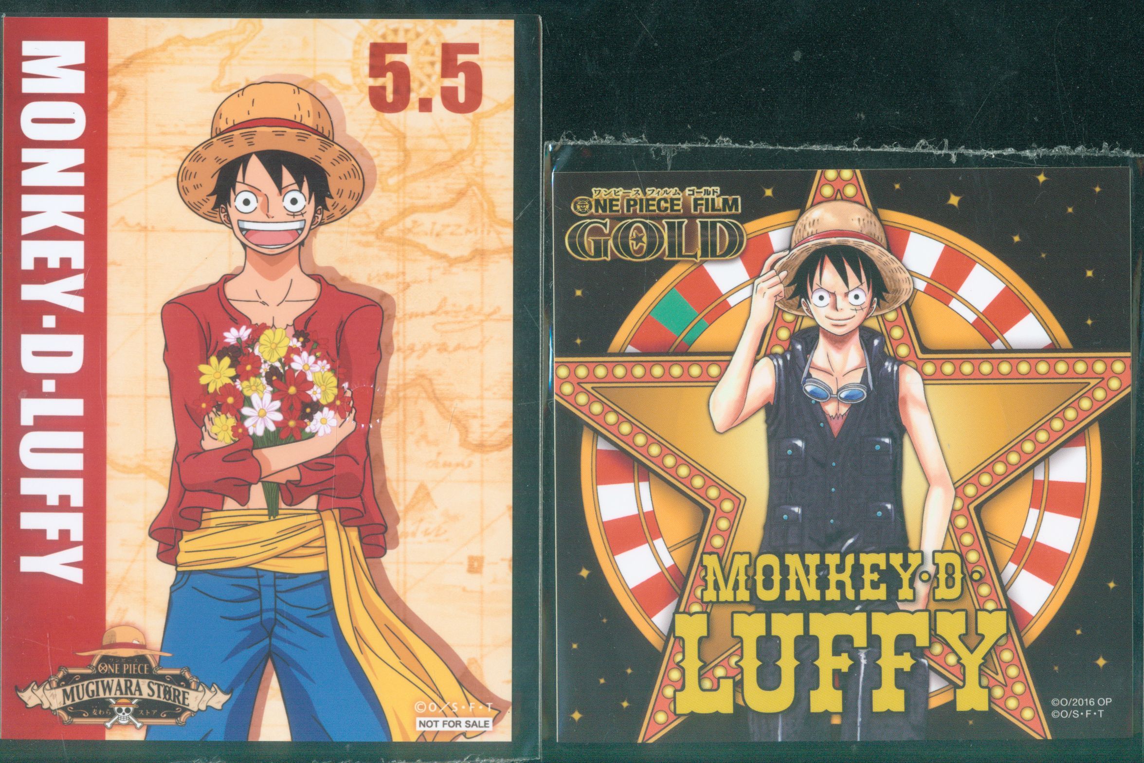 まんだらけ通販 One Piece 麦わらストア限定 バースデーブロマイド ステッカー ルフィ 渋谷店からの出品