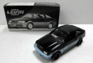 トミカ/アイアイアド特注 COROLLA LEVIN 1600GTV 黒・薄青メタリック 内装黒