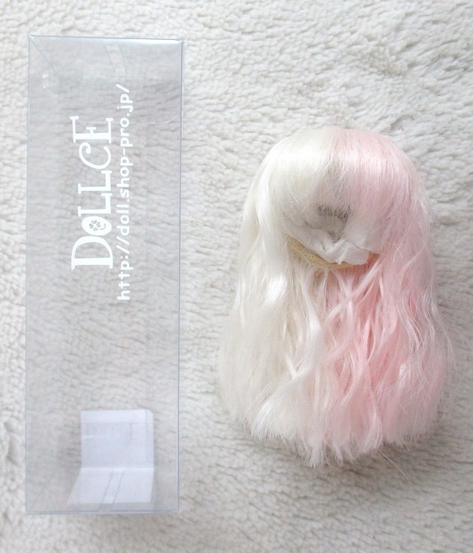 Dolce Doll Wig 4.5 inch wave two-tone Ususakura × white porcelain |  MANDARAKE 在线商店