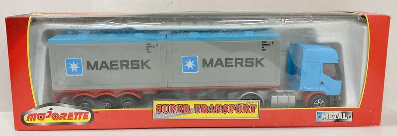 MAJORETTE SUPER TRANSPORT/METAL MADE IN FRANCE MAERSK/Container