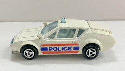 Majorette 1/55 MADE IN FRANCE ALPINE A310 / White POLICE 264