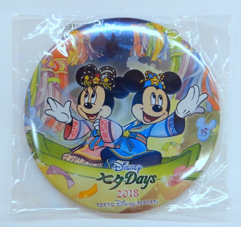 東京ディズニーリゾート 缶バッジ ミッキー ミニー 七夕days Tdr35周年 18 まんだらけ Mandarake
