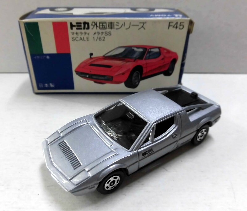 トミカ外国車シリーズF45 マセラティメラク レッド トミカF45