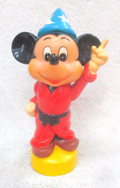 ディズニー ソフビ貯金箱 ソーサラーミッキー 魔法使いの弟子 まんだらけ Mandarake