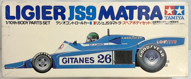 タミヤ当時物リジェJS9 スペアボディ等セット【バッテリー無で値引き