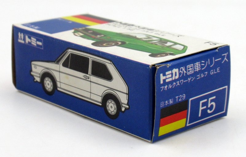 くぅ〜　青箱トミカ　フォルクスワーゲンゴルフGEL　グループAフェア くぅ〜 青箱トミカ フォルクスワーゲンゴルフGEL グループA