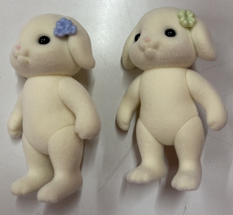 Epoch Sylvanian Families Flora Rabbit Family FS-50 Japan Official