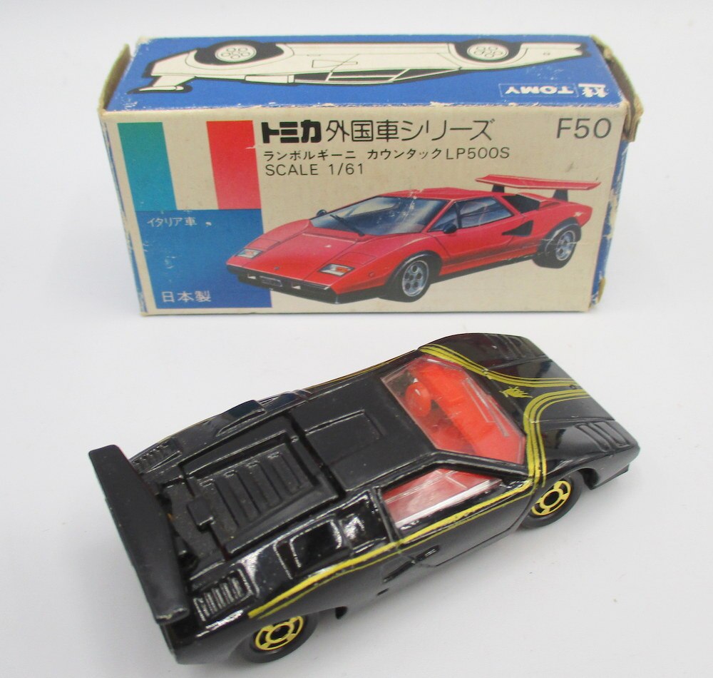 TOMY 外国車シリーズ トミカ ランボルギーニ カウンタックLP500S/黒/金