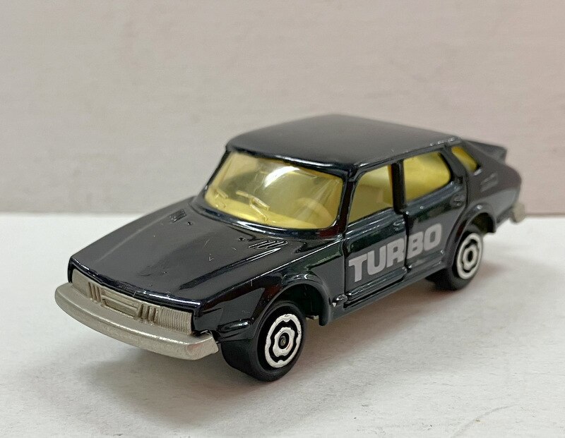 MAJORETTE 1/62 MADE IN FRANCE SAAB TURBO/ブラック TURBO白タンポ