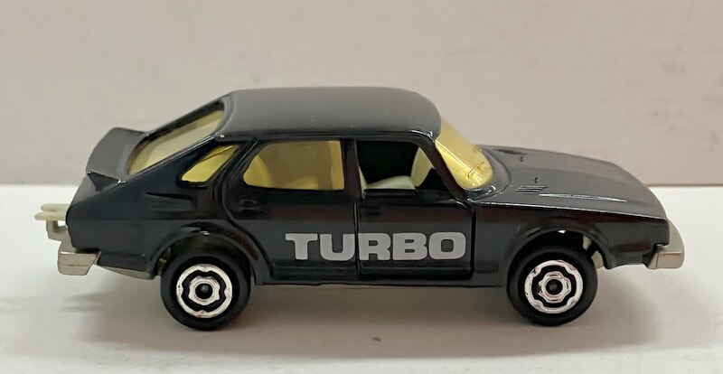 MAJORETTE 1/62 MADE IN FRANCE SAAB TURBO/ブラック TURBO白タンポ