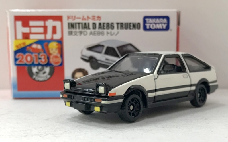 タカラトミー ドリームトミカ 新車シール付 頭文字D AE86トレノ